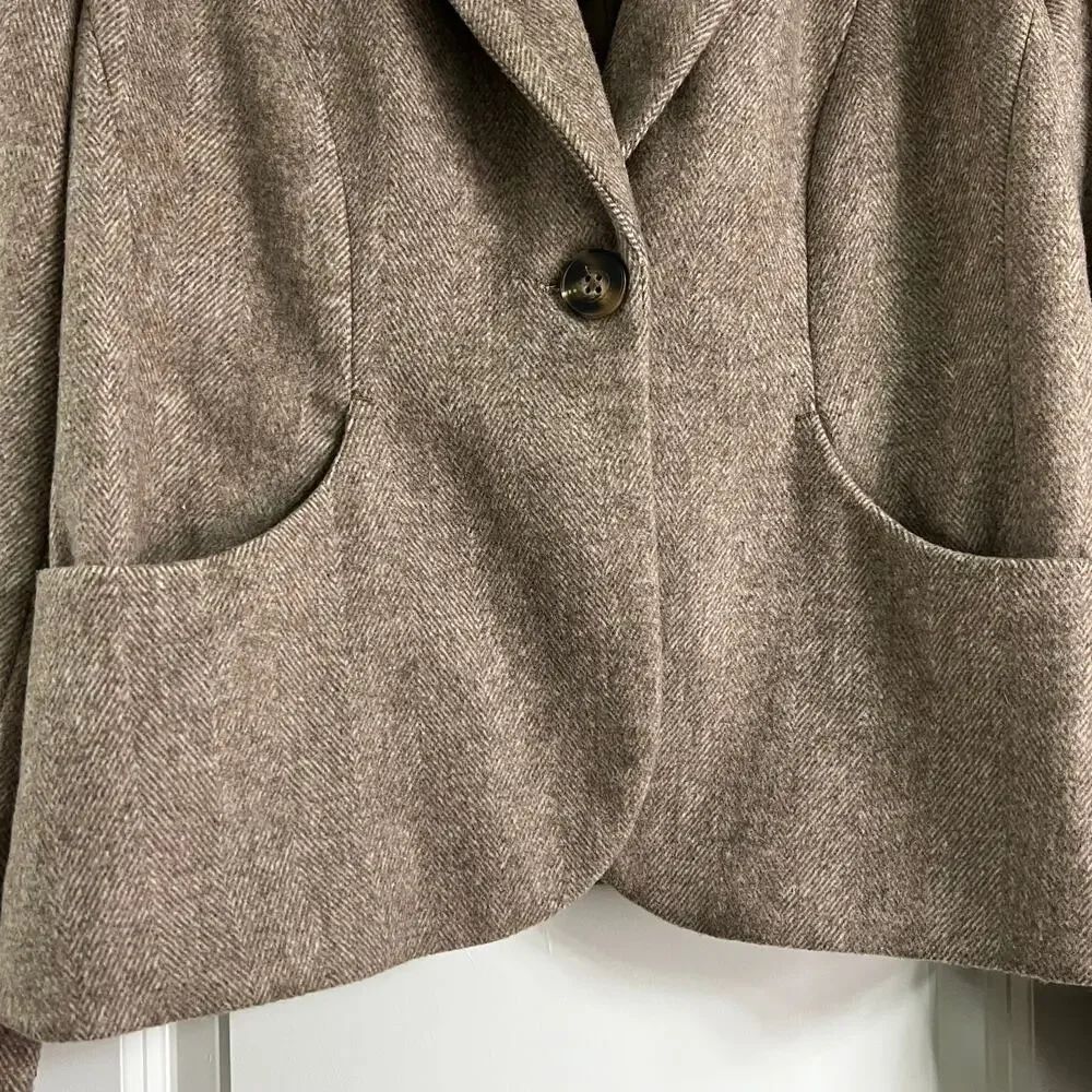 Free People Whip Smart Blazer | Satchel | Size M - Picture 5 of 7